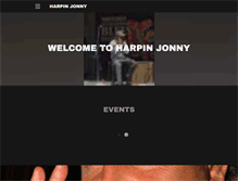 Tablet Screenshot of harpinjonny.com
